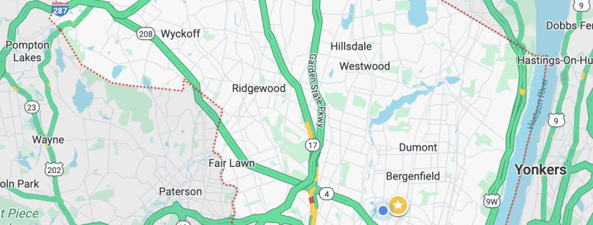 Bergen County Map
